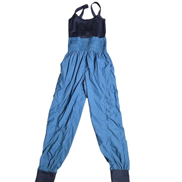 Free People Way Home Noiseless Wpmen's Blue Jumpsuit Size: S - Picture 2 of 7
